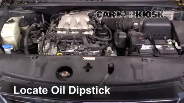 2008 Hyundai Entourage GLS 3.8L V6 Oil Check Oil Level